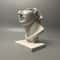 Classic Roman Bust Sculpture Decor Minimalist Plaster Statue for Desk & Home Aesthetic