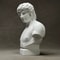 Classical Antinous Bust Sculpture Greek Statue Decor Aesthetic White Bust Statue For Home Office 4