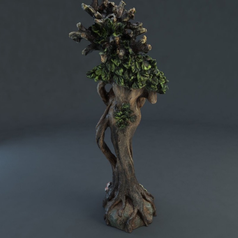 Forest Goddess Bird Statue Decorative Resin Garden Sculpture