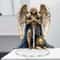 Archangel Michael Statue Guardian Angel Desk Decor For Home Office Spiritual Gift 3