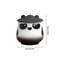 Cute Panda Ceramic Ashtray With Lid Windproof Smokeless Home Decor 4