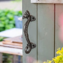 vintage seahorse cabinet handle rustic decorative door pull for drawers cupboards and furniture