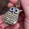 Vintage Owl Pocket Watch Necklace Retro Quartz Pendant Timepiece Gift