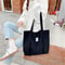Eco Cotton Canvas Tote Bag Reusable Shoulder Bag For School Shopping Daily Use 12