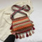 Boho Handwoven Tassel Crossbody Bag For Women Vintage Ethnic Shoulder Sling 7