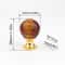 Amber Shell Tiger Eye Cabinet Handles Gold Drawer Knobs Luxury Furniture Pulls 6