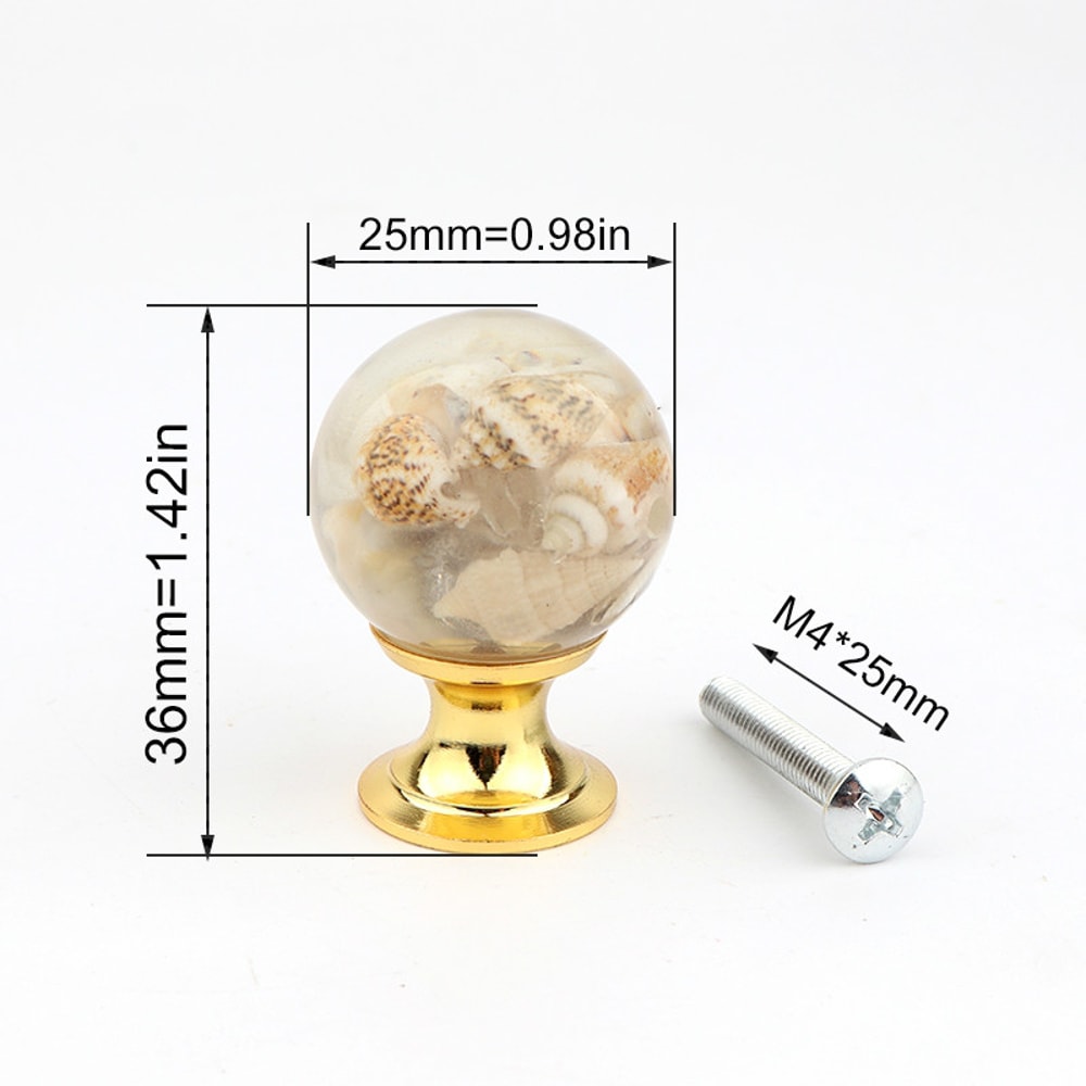 Amber Shell Tiger Eye Cabinet Handles Gold Drawer Knobs Luxury Furniture Pulls 7