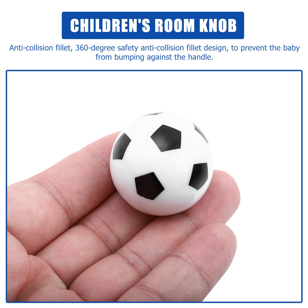 Football Drawer Knobs Kids Room Cabinet Pulls Durable Football Drawer Knobs Set 1