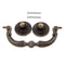 Antique Bronze Drawer Pull Handle for Wood Boxes and Cabinets Vintage European Hardware