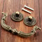 Antique Bronze Drawer Pull Handle for Wood Boxes and Cabinets Vintage European Hardware