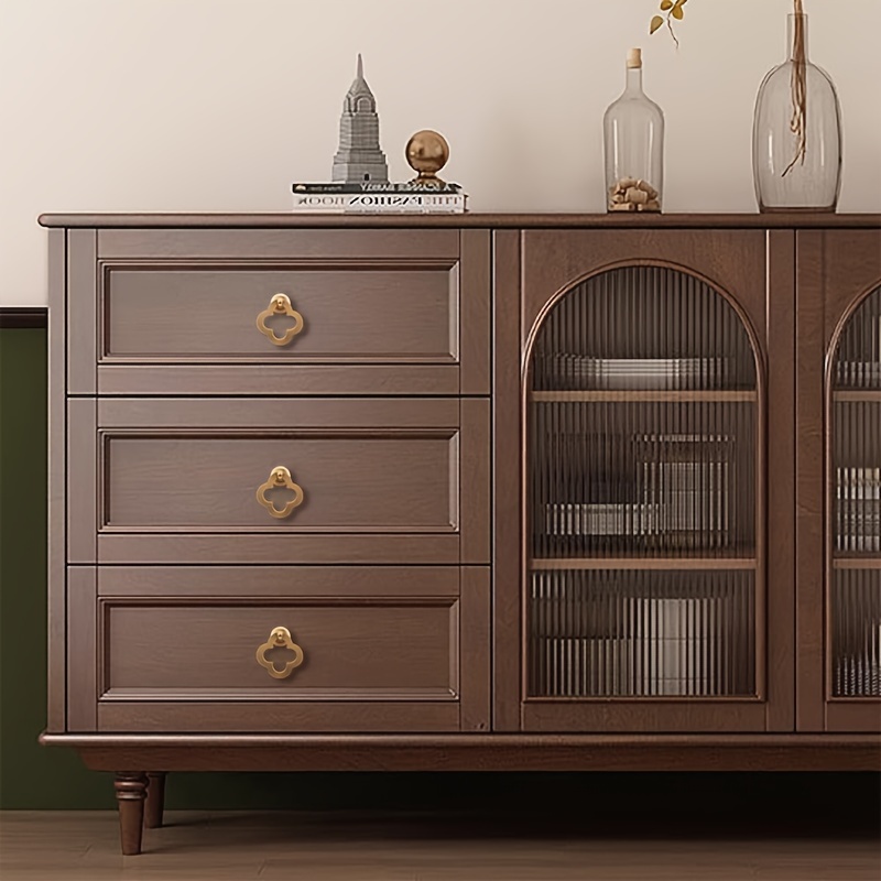 Modern Zinc Alloy Cabinet Knobs Set Decorative Drawer Pulls & Door Handles with Screws