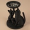 Black Cat Desk Organizer Tray Retro Cute Desktop Storage Decor 4