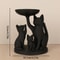 Black Cat Desk Organizer Tray Retro Cute Desktop Storage Decor 5