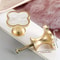Golden Leaf Clover Cabinet Handles Luxury Gold Cabinet Handles For Drawers And Vanity 1