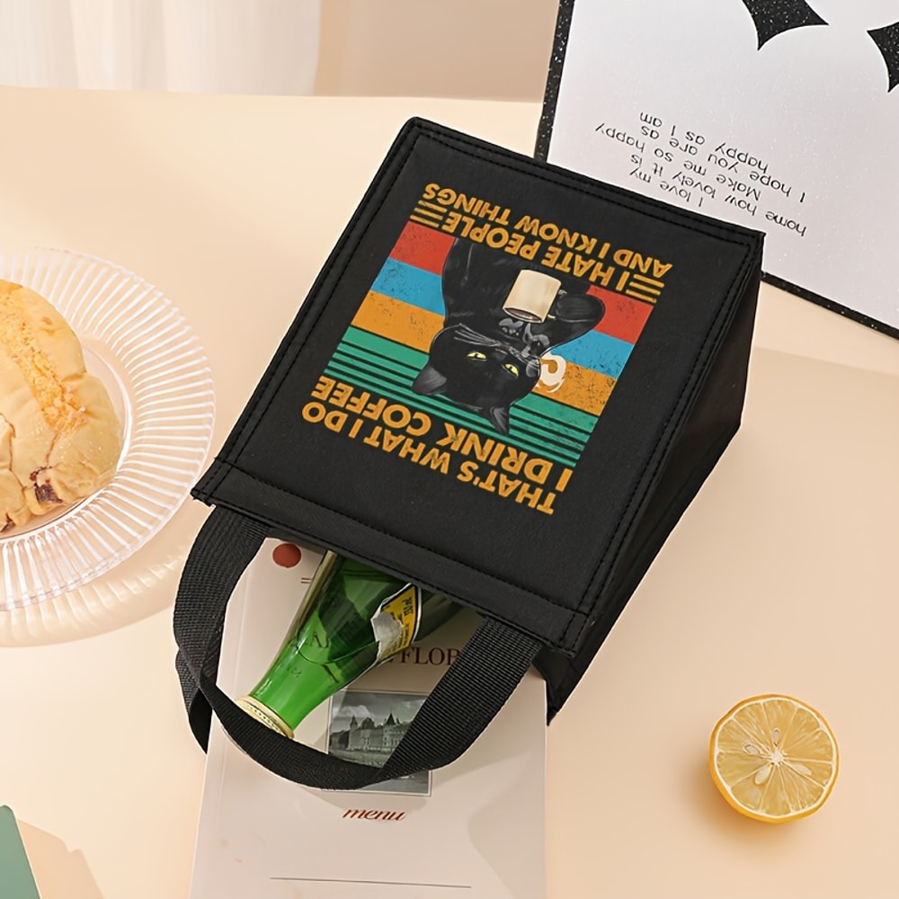 Large Capacity Insulated Lunch Bag Waterproof Thermal Bento Bag for Fresh Meals On the Go