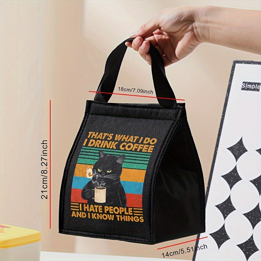 Large Capacity Insulated Lunch Bag Waterproof Thermal Bento Bag for Fresh Meals On the Go