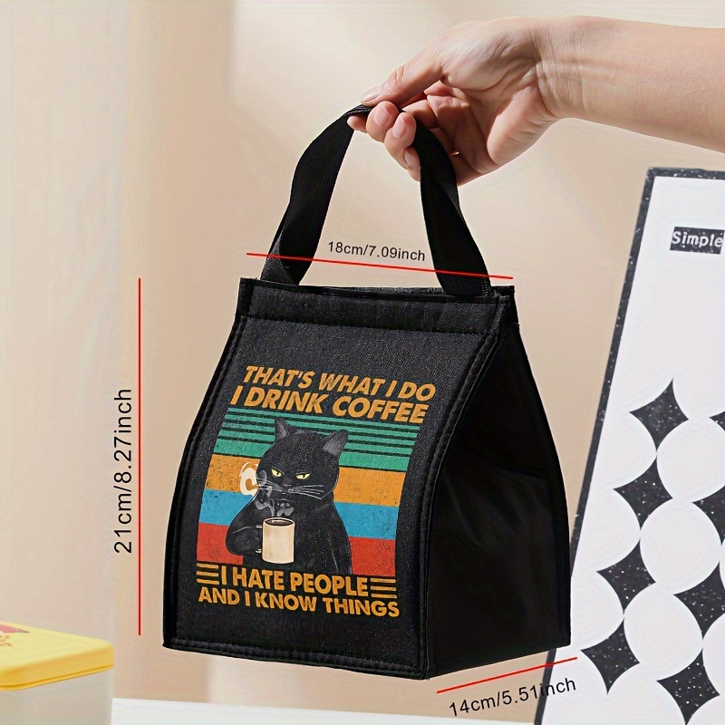 Large Capacity Insulated Lunch Bag Waterproof Thermal Bento Bag for Fresh Meals On the Go