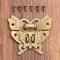 Antique Bronze Butterfly Jewelry Box Latch Vintage Box Clasp Latch With Screws For Cabinets Cases 3