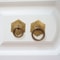 Antique Bronze Ring Pull Cabinet Handles Vintage Drawer Knobs Furniture Hardware 3