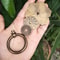 Antique Bronze Ring Pull Cabinet Handles Vintage Drawer Knobs Furniture Hardware 5