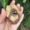 Antique Bronze Ring Pull Cabinet Handles Vintage Drawer Knobs Furniture Hardware 7