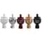 Elegant Hollow Curtain Rod Finials Decorative End Caps for Drapery Rods