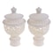 Elegant Hollow Curtain Rod Finials Decorative End Caps for Drapery Rods