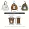 Large Capacity Insulated Lunch Bag Waterproof Drawstring Cooler Tote For Work School Picnic 4