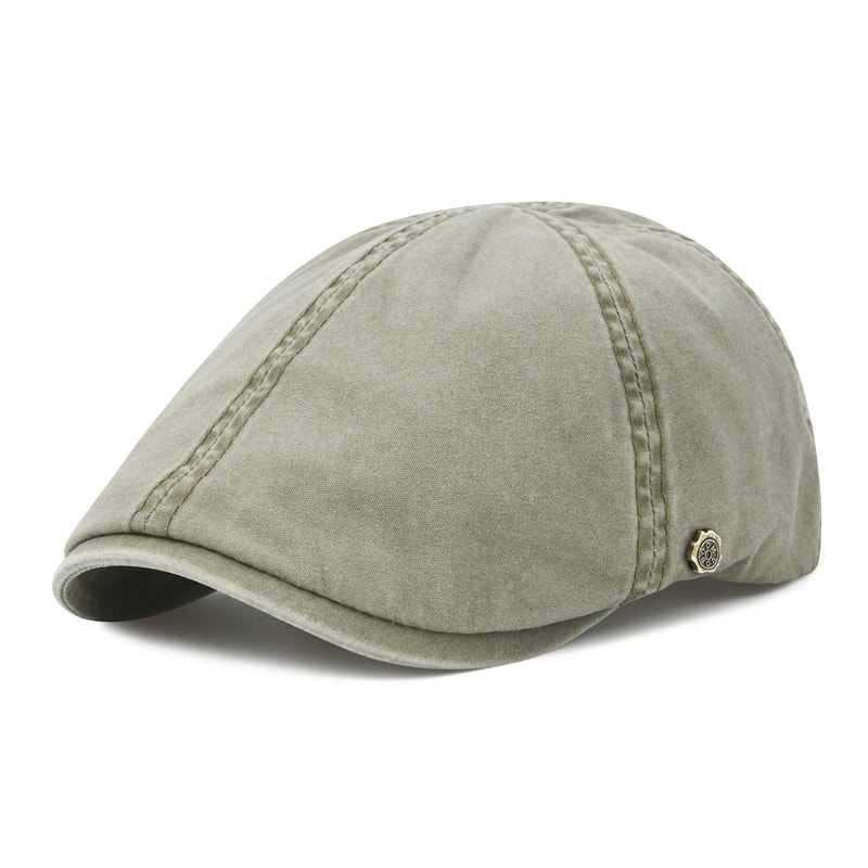 Classic Cotton Flat Cap Hat Unisex Newsboy Ivy Cap Casual Driver Beret 6