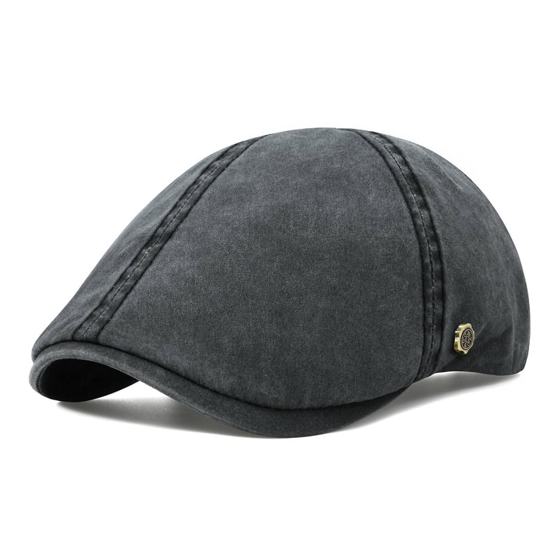 Classic Cotton Flat Cap Hat Unisex Newsboy Ivy Cap Casual Driver Beret 10