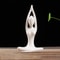 Ceramic Yoga Pose Figurine Abstract Sculpture Zen Home Decor