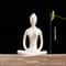 Ceramic Yoga Pose Figurine Abstract Sculpture Zen Home Decor