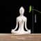 Ceramic Yoga Pose Figurine Abstract Sculpture Zen Home Decor