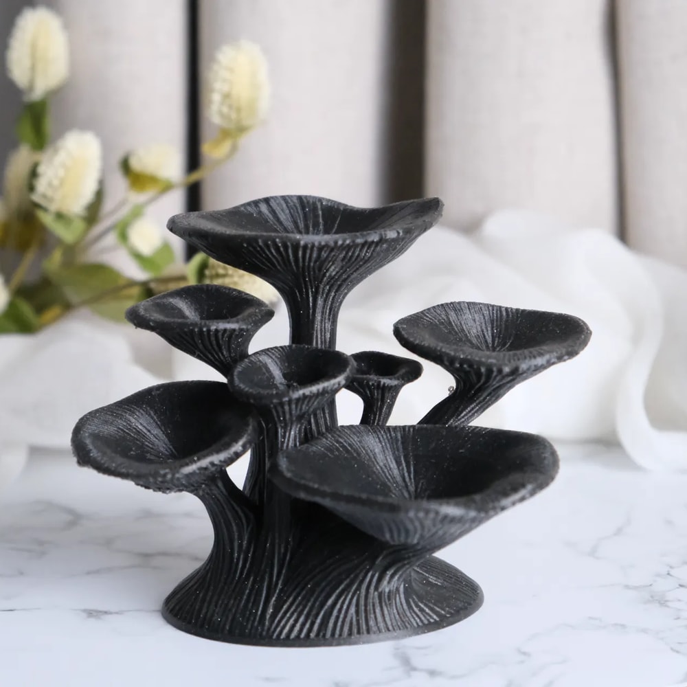 Mushroom Jewelry Organizer Shelf Decorative Ring Holder Storage Tray 3