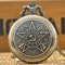 Vintage Steampunk Pocket Watch Necklace Quartz Pendant Gift For Men Women 0