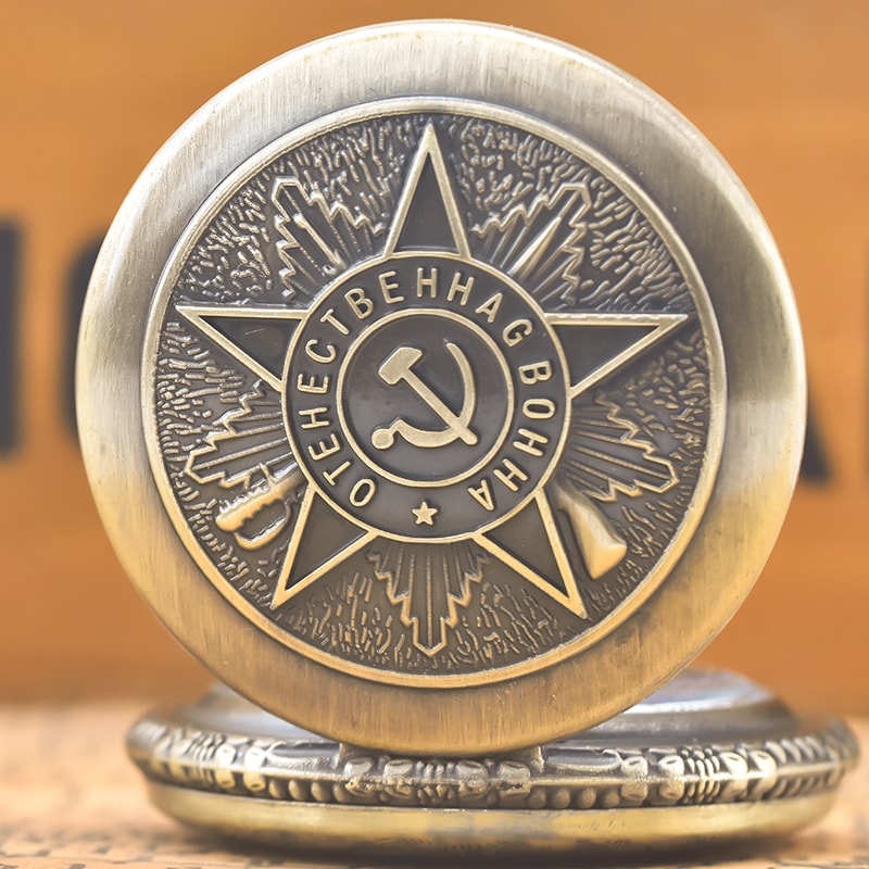 Vintage Steampunk Pocket Watch Necklace Quartz Pendant Gift For Men Women 2