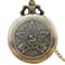 Vintage Steampunk Pocket Watch Necklace Quartz Pendant Gift For Men Women 5