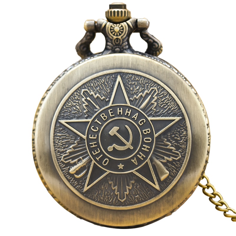 Vintage Steampunk Pocket Watch Necklace Quartz Pendant Gift For Men Women 5