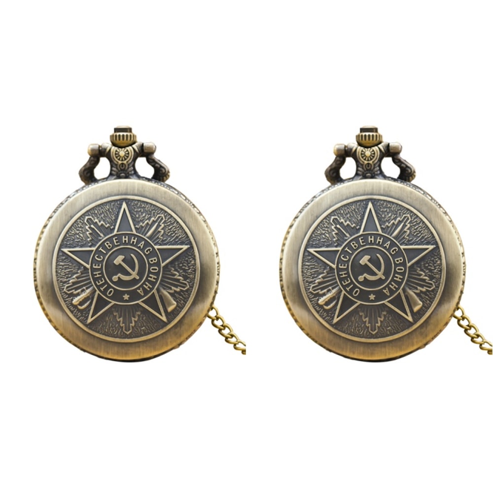 Vintage Steampunk Pocket Watch Necklace Quartz Pendant Gift For Men Women 6