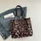 Vintage Leopard Print Tote Bag For Women Stylish Brown PU Shoulder Handbag For Work Travel Daily Us 7
