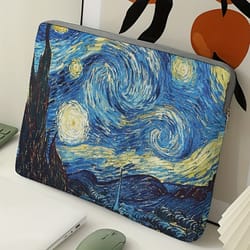 van gogh starry night laptop sleeve bag for devices stylish protective laptop case