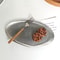 Retro Stainless Steel Serving Tray Oval Sushi Snack Plate Industrial Style Tableware 1