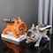 Bulldog Butler Tray Statue Decorative Storage Organizer for Home Decor