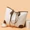 Retro Large Capacity Tote Bag For Women Commuter Shoulder Handbag 5
