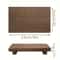 Wooden Bathroom Tray Riser Stand Natural Vanity Organizer Decorative Pedestal 2