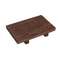 Wooden Bathroom Tray Riser Stand Natural Vanity Organizer Decorative Pedestal 4