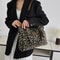 Retro Leopard Print Shoulder Bag Large Capacity Tote For Everyday Style 3