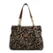 Retro Leopard Print Shoulder Bag Large Capacity Tote For Everyday Style 5