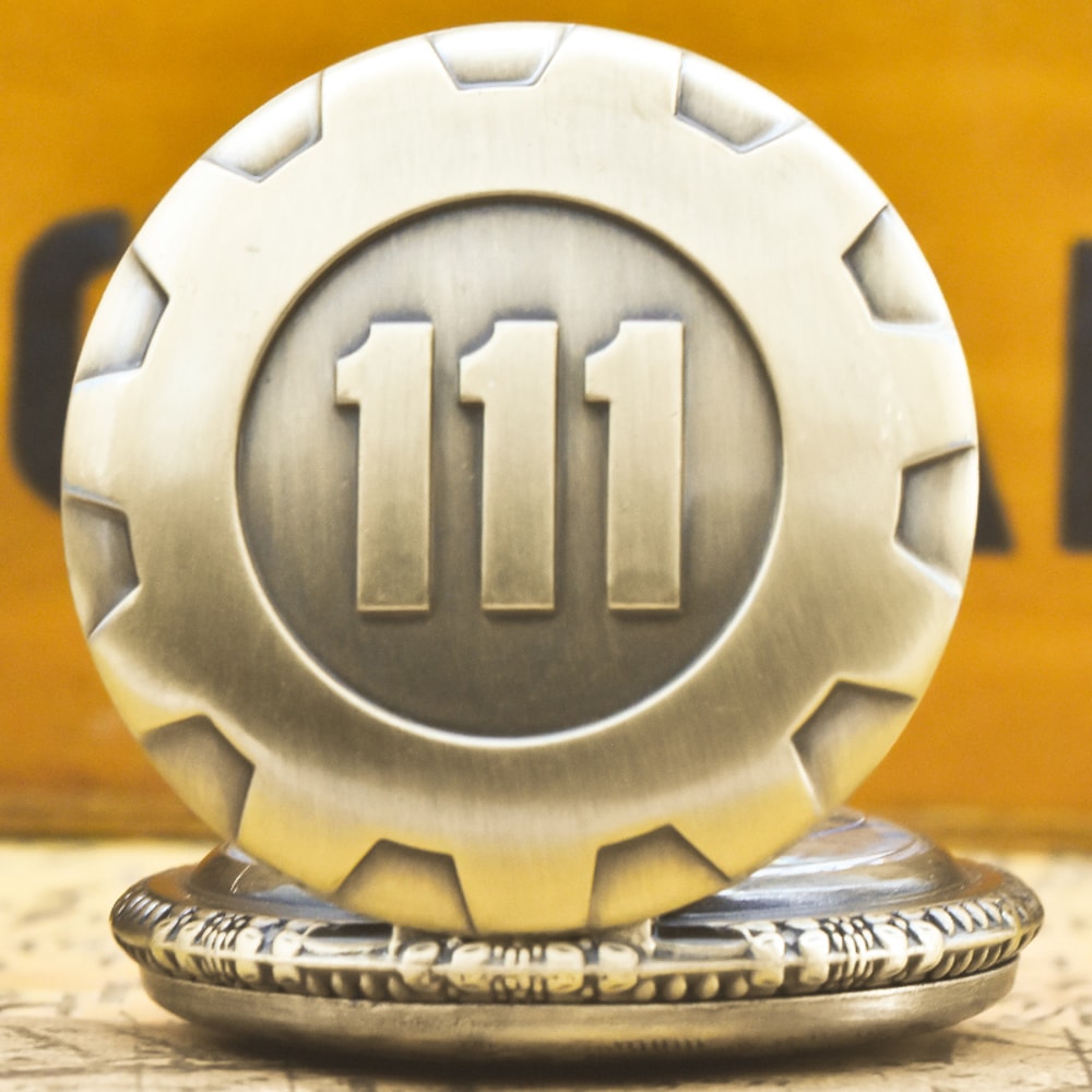 Vintage Steampunk Pocket Watch Necklace Quartz Pendant Chain 2