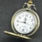 Vintage Steampunk Pocket Watch Necklace Quartz Pendant Chain 3